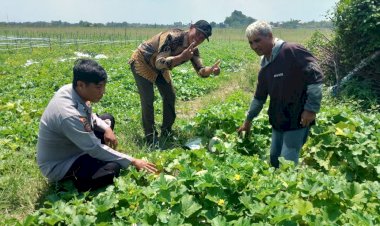 Kapolsek-Tanggulangin-Masifkan-Peran-Bhabinkamtibmas-Sambang-Desa-Dukung-Program-Ketahanan-Pangan-Nasional